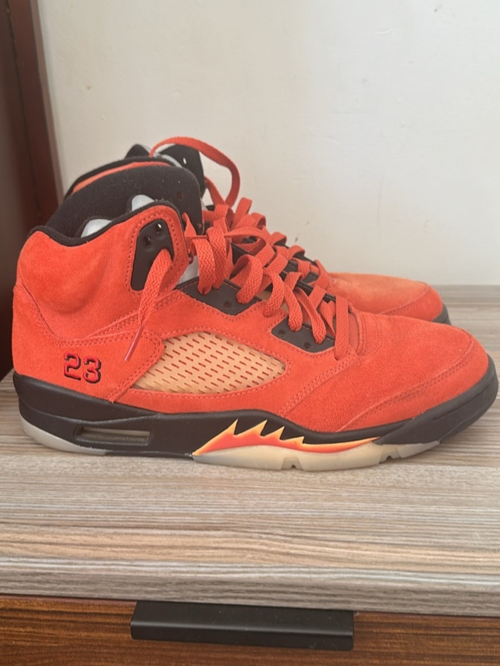 Air Jordan 5 Retro 'Mars For Her' Martian Sunrise Sneakers Sz11 Women